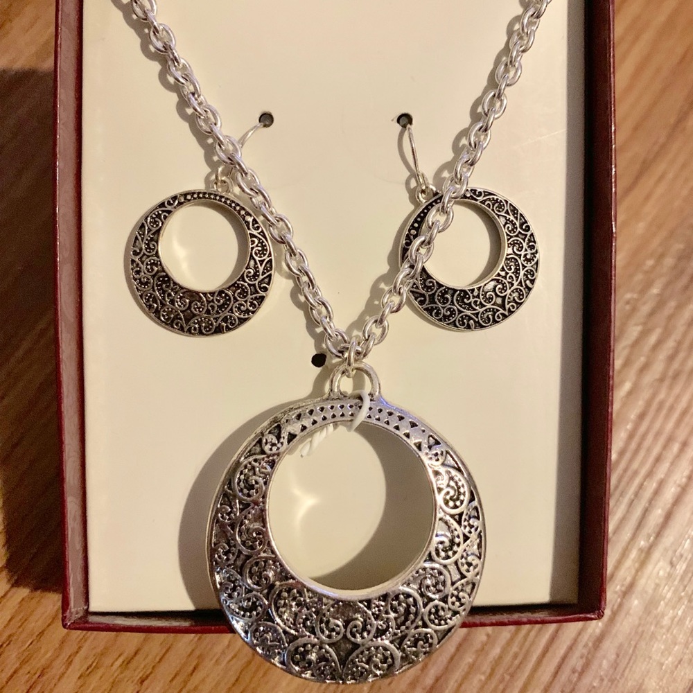 Necklace and Earrings by Covington! (NEW)